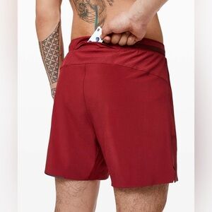 Lululemon Surge Short *Liner 6" Caliente
 Size Small LNC